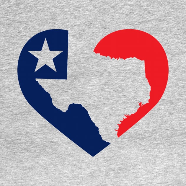 Texas Love Heart by BRAVOMAXXX